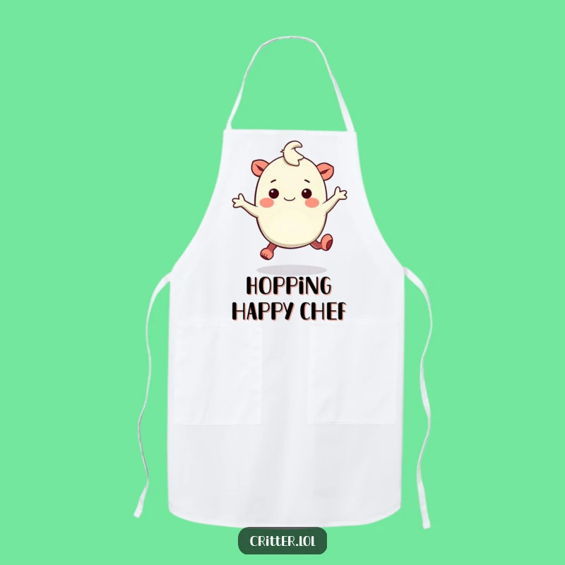 Funny Bouncy Creature Apron: Cook with Amusing Flair!