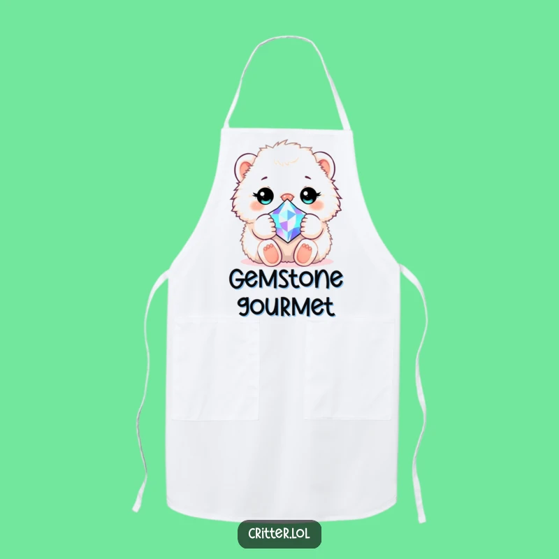 Funny Critter Gem Hug Apron: Keep Clean with Humor While Cooking and Baking
