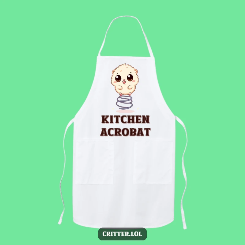 Funny Bouncing Creature Apron: Cook with Playful Energy