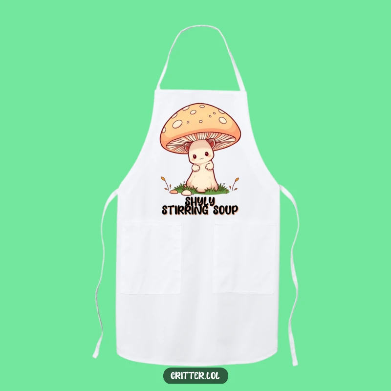 Funny Shy Critter Apron - Cook with Charm, Perfect Funny Gift for Bakers