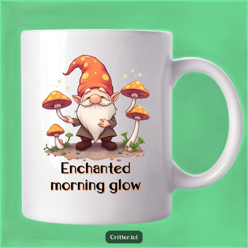 Funny Gnome Juggling Mug: Whimsical Mushroom Magic, Perfect Funny Gift