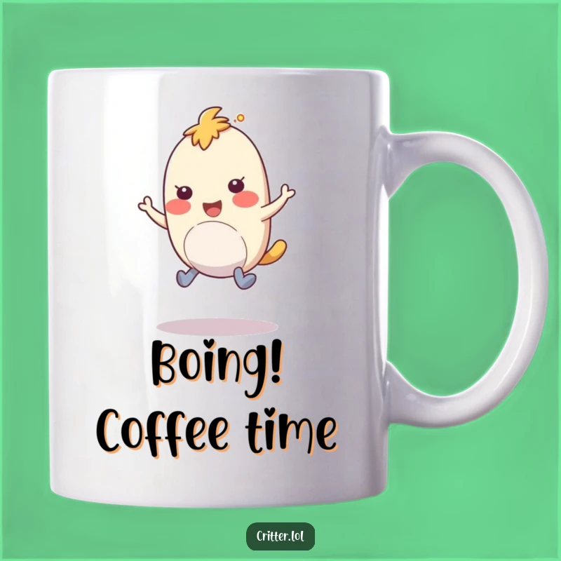 Funny Bouncy Creature Mug: Hopping with Amusement - Perfect Gift Idea