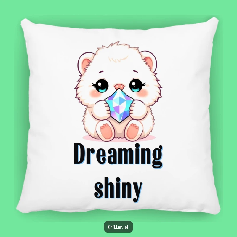 Funny Critter Gem Hug Pillow: Soft, Cozy, and Hilarious Decorative Accent Pillow