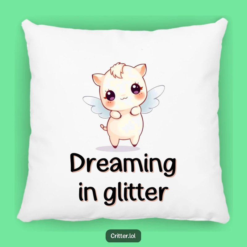 Funny Dancing Fairy Creature Pillow - Magical Sparkle Comfort Decor Gift