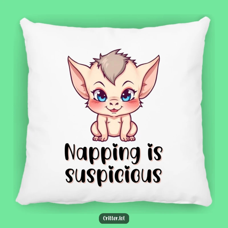 Funny Imp Pillow: Cozy Comfort Meets Mischievous Pointy-Eared Fun