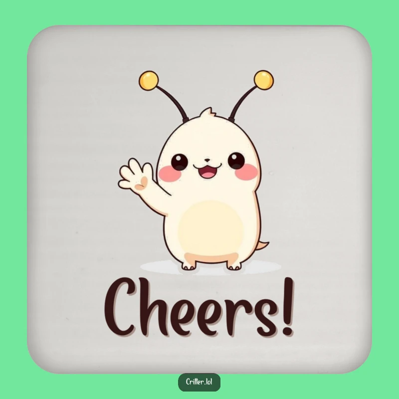 Funny Alien Wave Coaster: Protect Surfaces with Friendly Extraterrestrial Charm