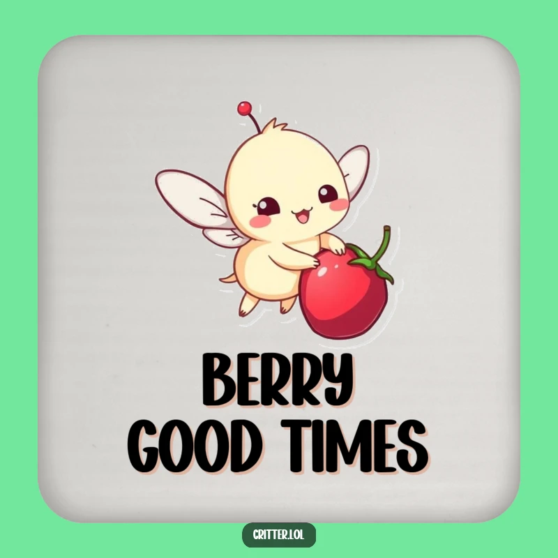 Funny Whimsical Critter Drink Coaster: Protect Surfaces with Smiles, A Tiny Funny Gift!