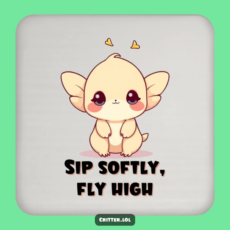Funny Shy Creature Coasters: Protect Surfaces with Gentle Style!