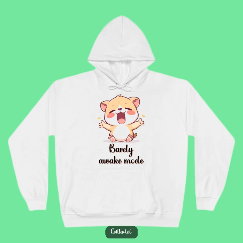 Funny Sleepy Critter Hoodie: Ultimate cozy comfort for the perpetually tired.