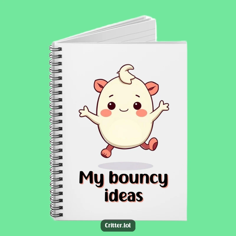 Funny Bouncy Creature Notebook: Jot Down Your Amusing Ideas!