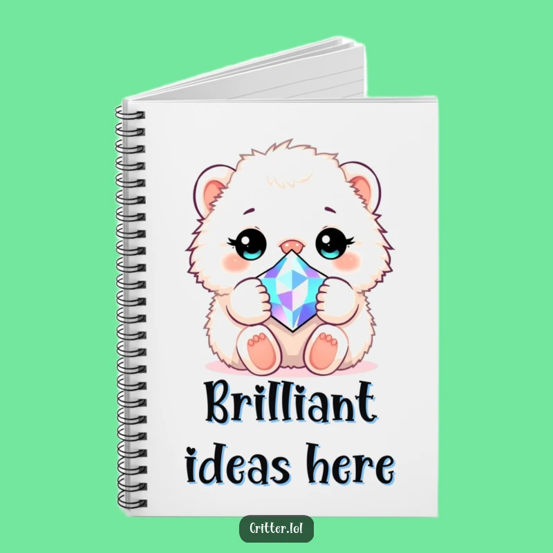 Funny Critter Gem Hug Notebook: Journal Your Thoughts with Cute and Humorous Flair