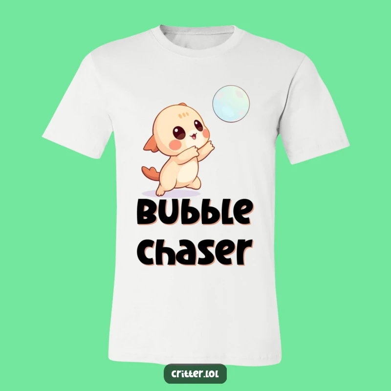 Funny Creature T-Shirt: Bubble Catching Tee, Great Funny Gift!