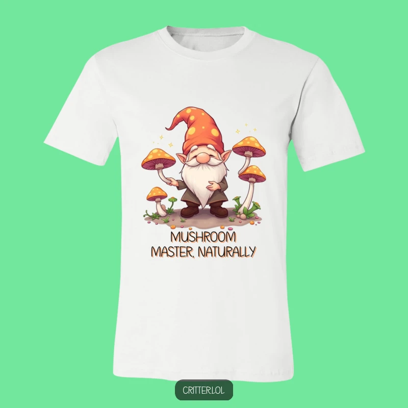 Funny Gnome Juggling Tee: Whimsical Mushroom Fun Shirt, Great Funny Gift
