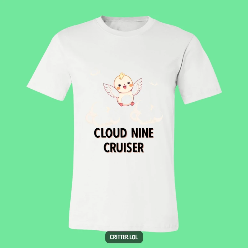 Funny Winged Critter Cloud Soar T-Shirt - Heavenly Humor Apparel