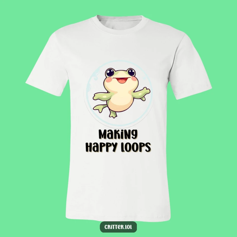 Funny Tadpole Swirl T-Shirt: Go With the Flow - A Great Gift!