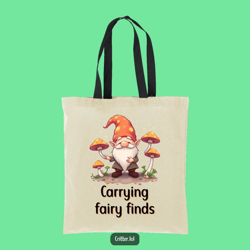 Funny Gnome Juggling Tote Bag: Carry Whimsy & Laughs, Great Funny Gift